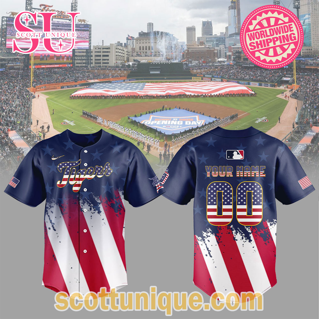 Limited Edition Detroit Tigers Baseball Jersey