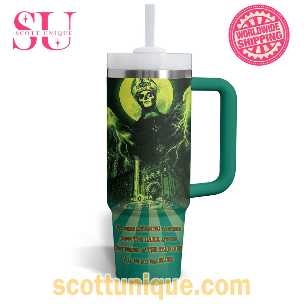 Mary On A Cross The Ghost Band Stanley Tumbler Mary On A Cross The Ghost Band Stanley Tumbler
