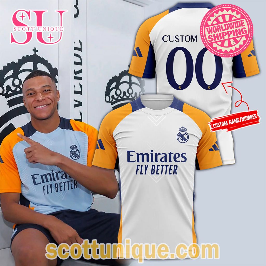 Mbappe Real Madrid C.F 2024 New T Shirt Mbappe Real Madrid C.F 2024 New T Shirt