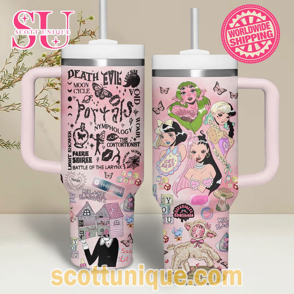 Melanie Martinez Death Evil Premium Stanley Tumbler Melanie Martinez Death Evil Premium Stanley Tumbler