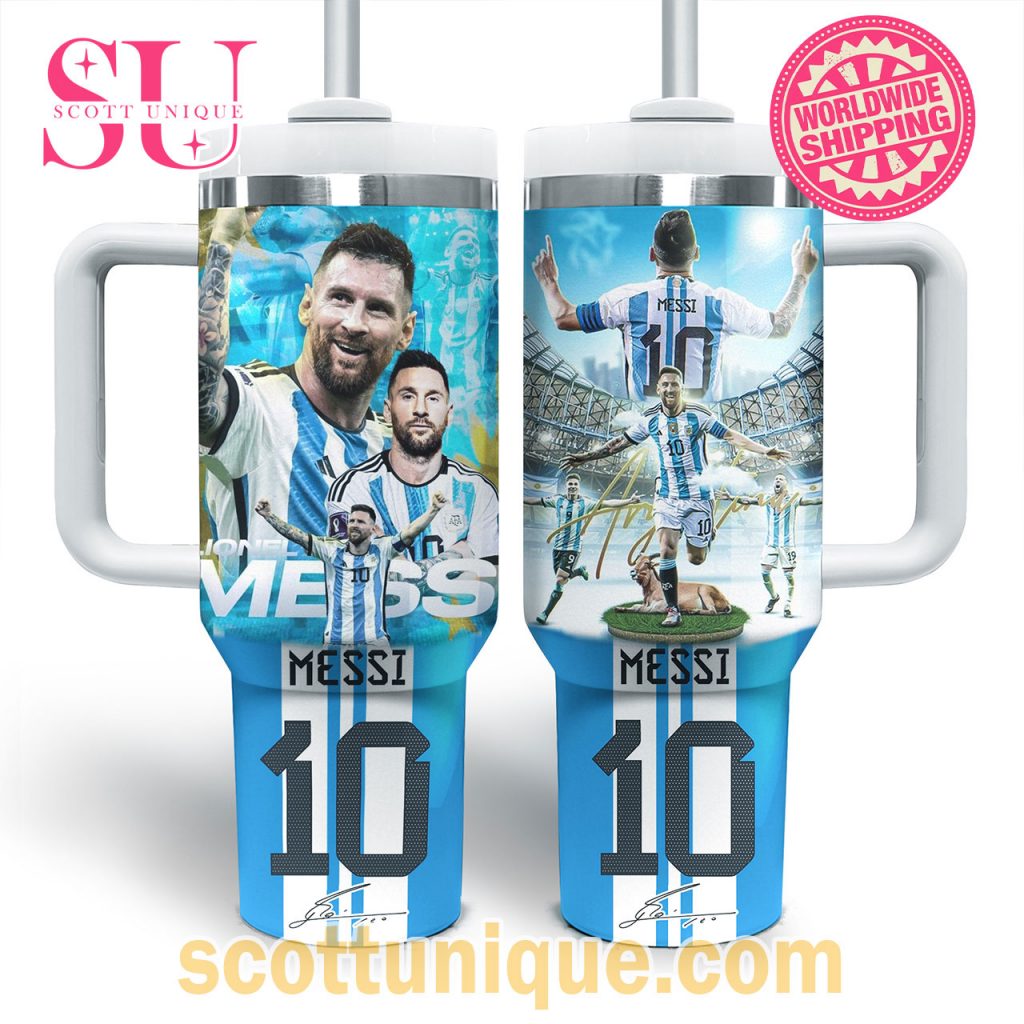Messi Argentina League Signature Limited Edition Stanley Tumbler1 Messi Argentina League Signature Limited Edition Stanley Tumbler1