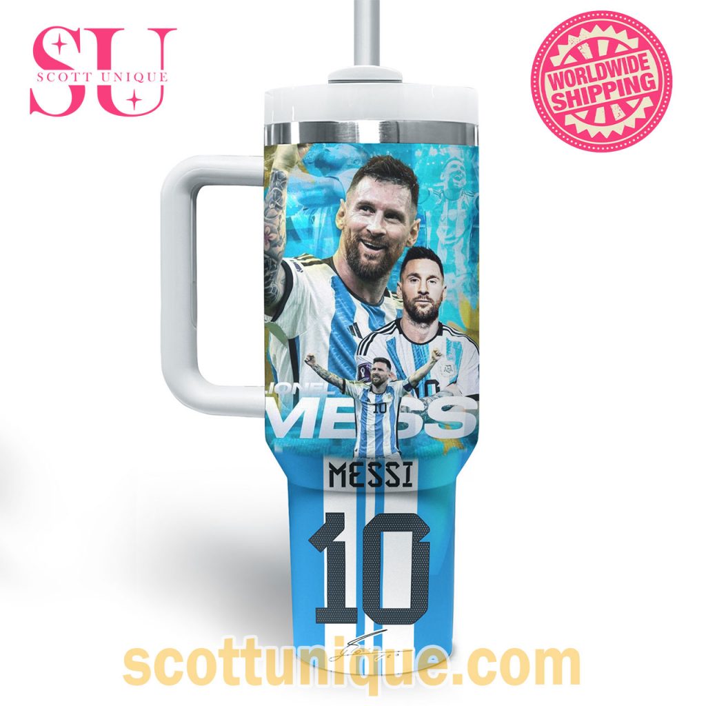 Messi Argentina League Signature Limited Edition Stanley Tumbler2 Messi Argentina League Signature Limited Edition Stanley Tumbler2