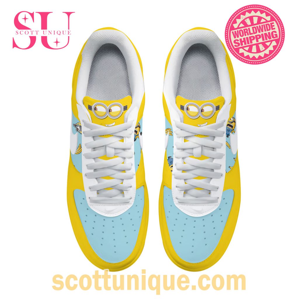 Minions 2024 New Movie Yellow Nike Air Force 1 Shoes2 Minions 2024 New Movie Yellow Nike Air Force 1 Shoes2
