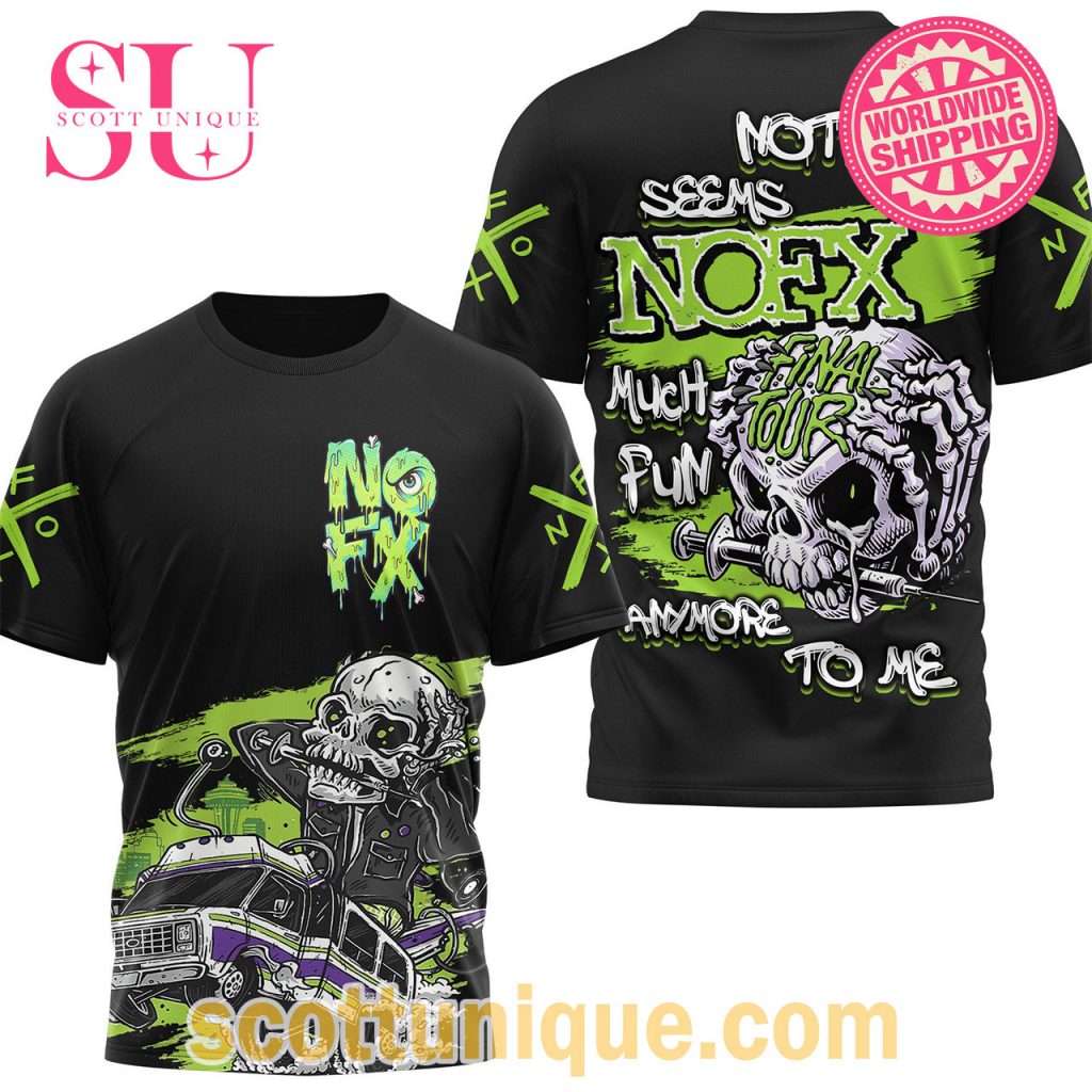 NOFX Nothing Seems Much Fun T Shirt1 NOFX Nothing Seems Much Fun T Shirt1