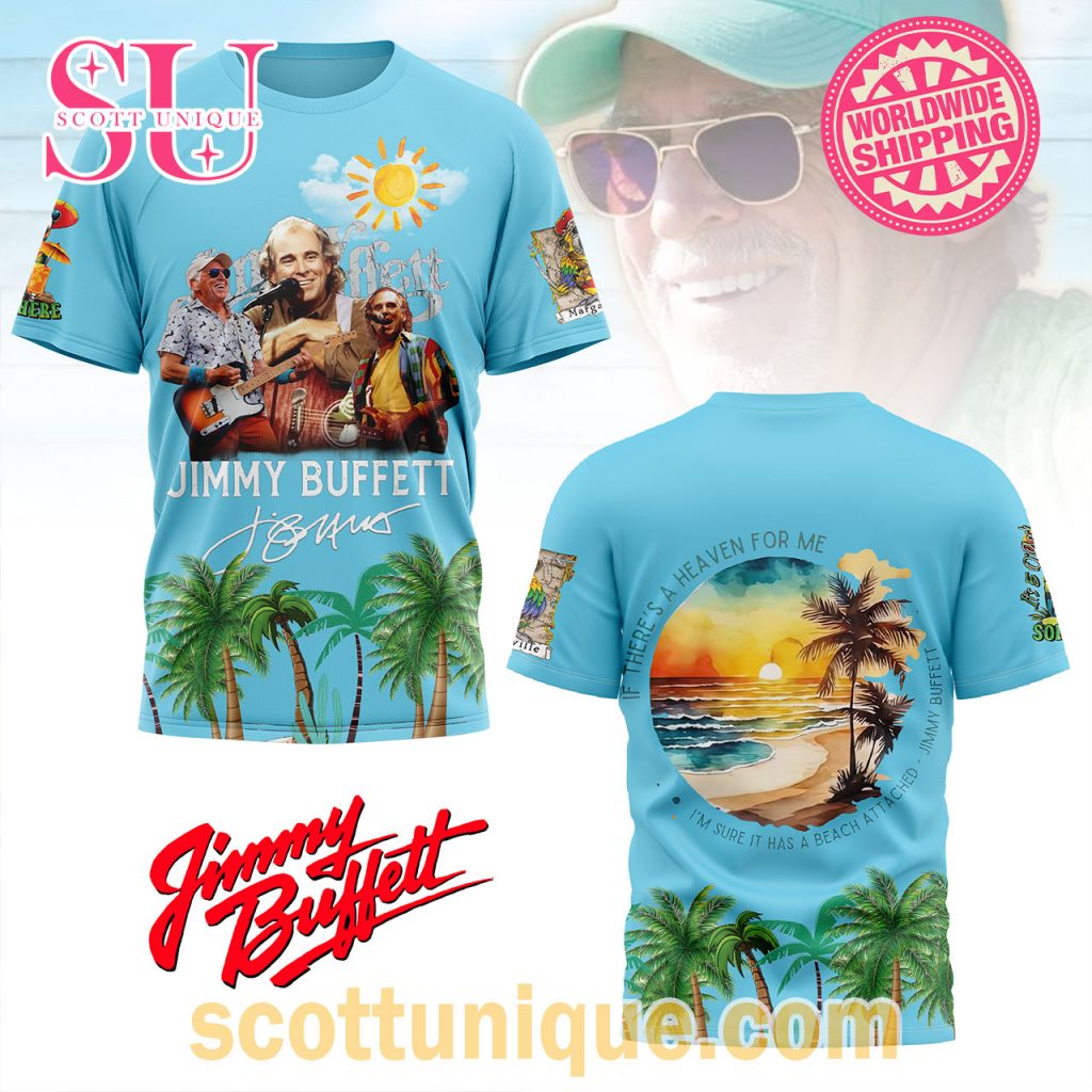 New Summer With Jimmy Buffett Blue T Shirt New Summer With Jimmy Buffett Blue T Shirt