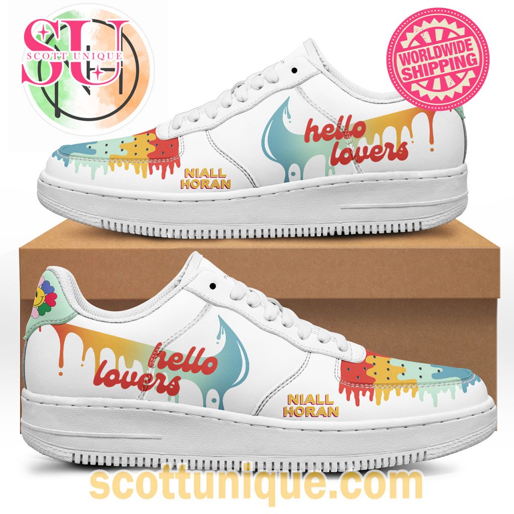 Niall Horan Hello Loves Melting Air Force 1 White Shoes Niall Horan Hello Loves Melting Air Force 1 White Shoes