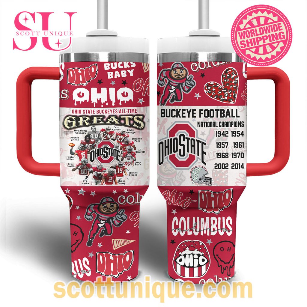 Ohio State Buckeyes Football National Champions Stanley Tumbler Ohio State Buckeyes Football National Champions Stanley Tumbler