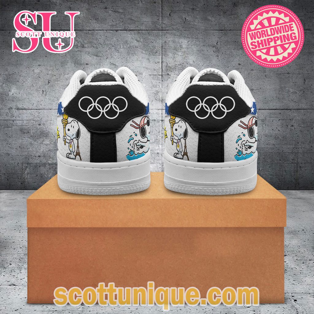 Olympic Paris 2024 Snoopy Team USA Air Force 1 Shoes Olympic Paris 2024 Snoopy Team USA Air Force 1 Shoes