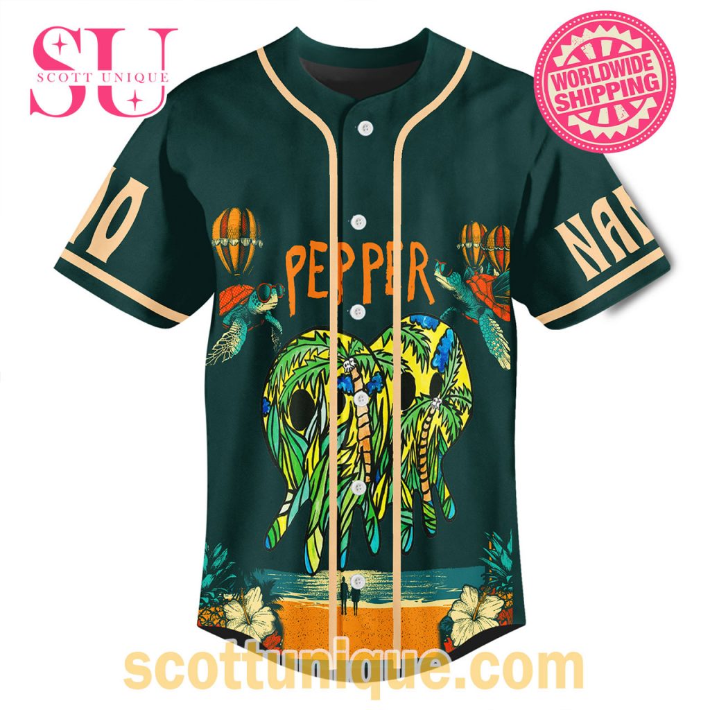 Pepper Daytrippin In Paradise Unique Baseball Jersey 1 Pepper Daytrippin In Paradise Unique Baseball Jersey 1