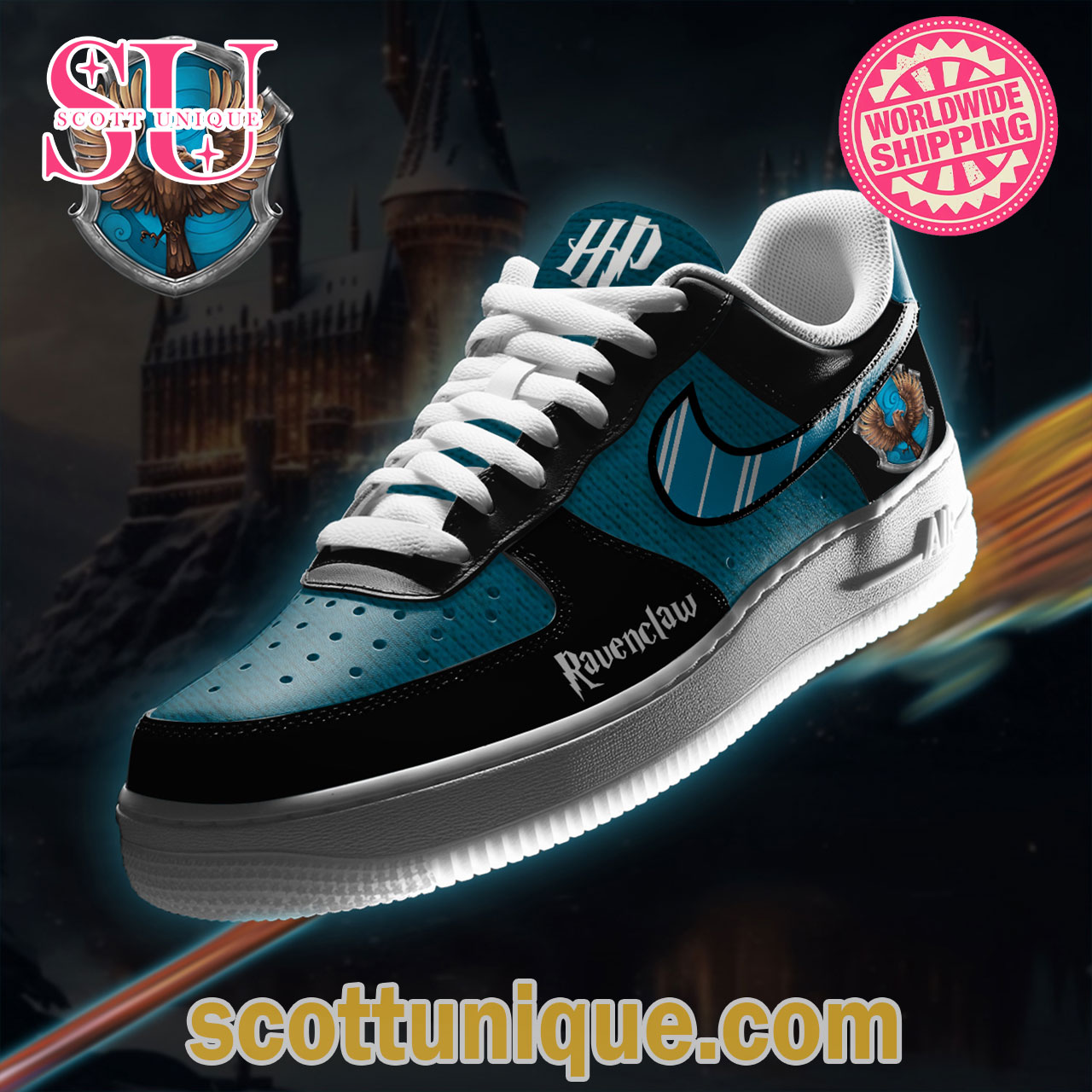 Ravenclaw Limited Premium Nike Air Force 1 Shoes