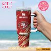 Los Angeles Chargers NFL Stripes Custom Stanley Tumbler