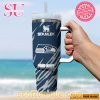 Cleveland Browns NFL Stripes Custom Stanley Tumbler