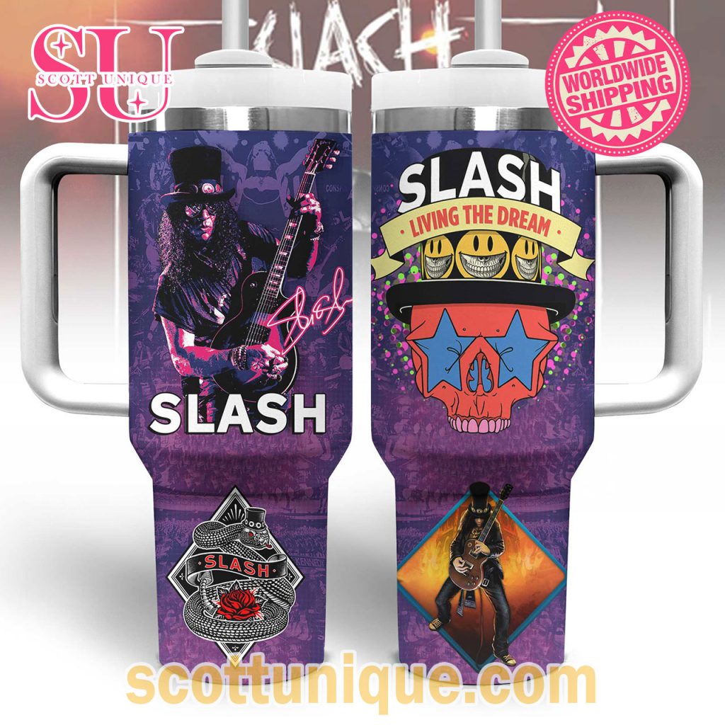 Slash Living The Dream Tour Limited Stanley Tumbler Slash Living The Dream Tour Limited Stanley Tumbler