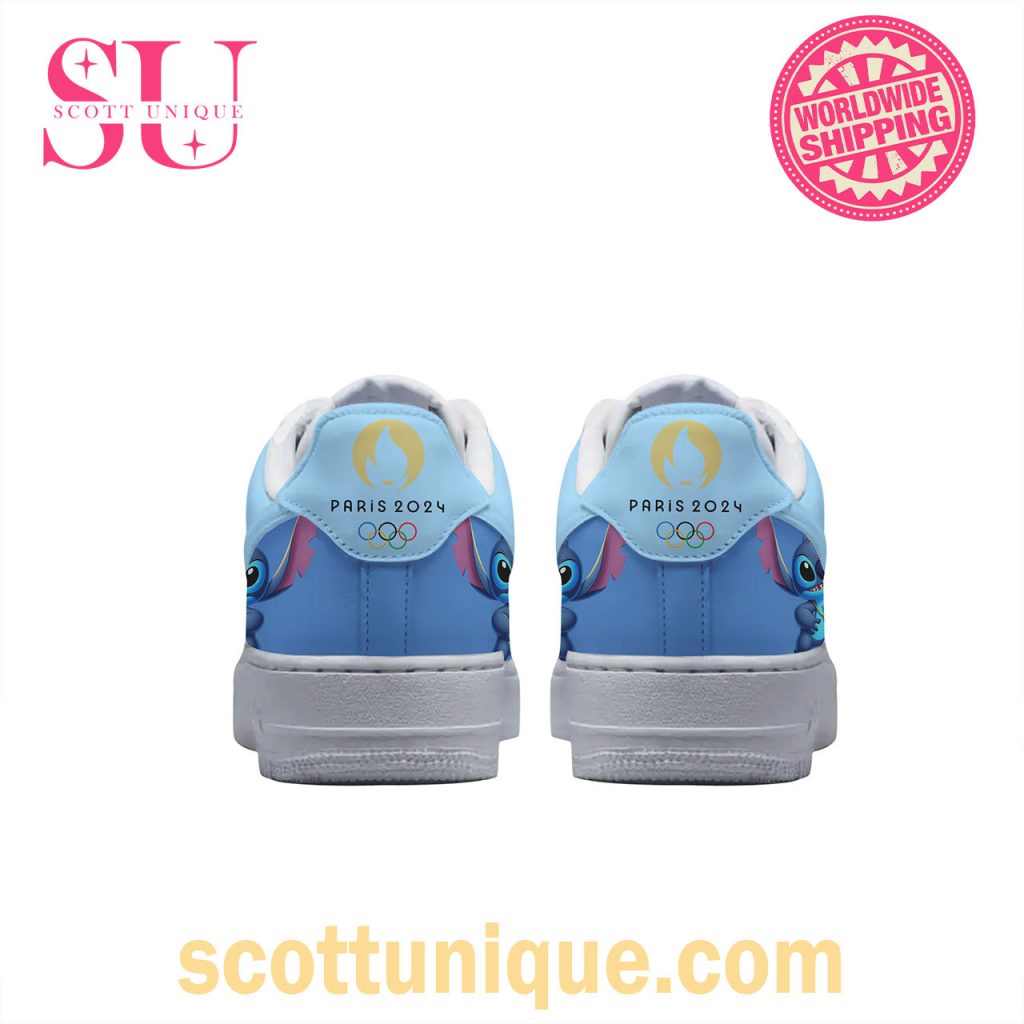 Stitch Paris 2024 Olympic Air Force 1 Shoes2 Stitch Paris 2024 Olympic Air Force 1 Shoes2