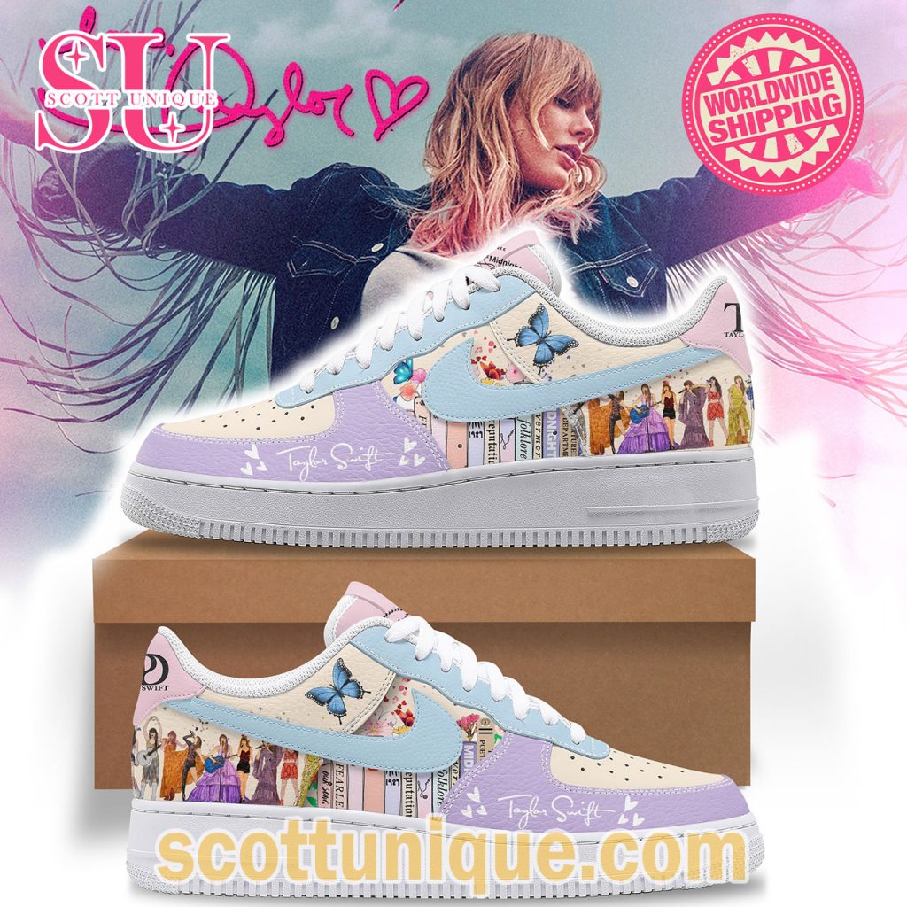 Taylor Swift Album Limited Edition Nike Air Force 1 Shoes1 Taylor Swift Album Limited Edition Nike Air Force 1 Shoes1