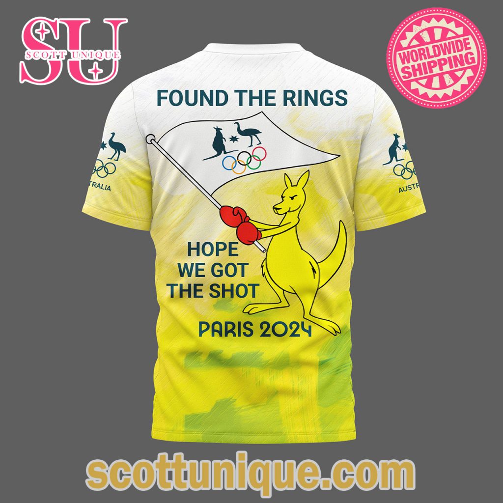Team Australia 2024 Paris Olympic Game T Shirt1