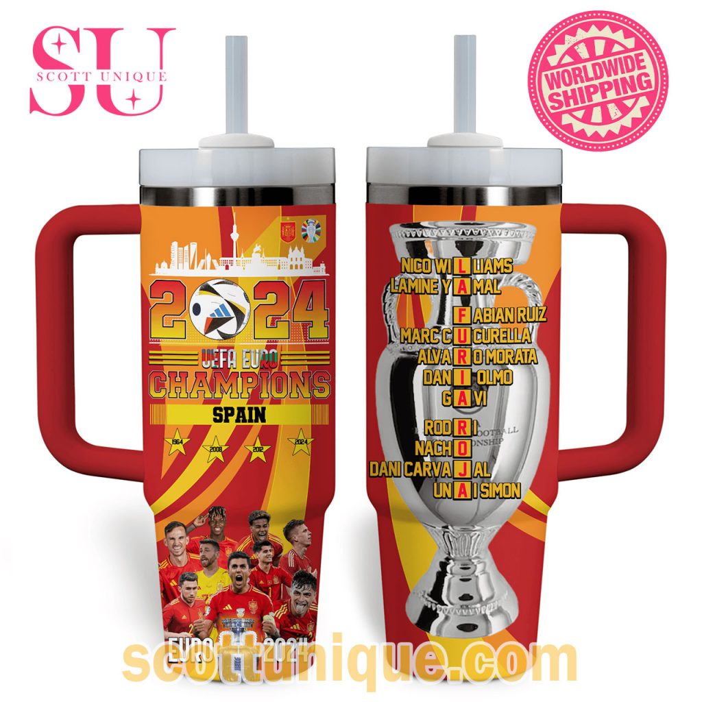 The Champion 2024 EURO Spain Stanley Tumbler3 The Champion 2024 EURO Spain Stanley Tumbler3