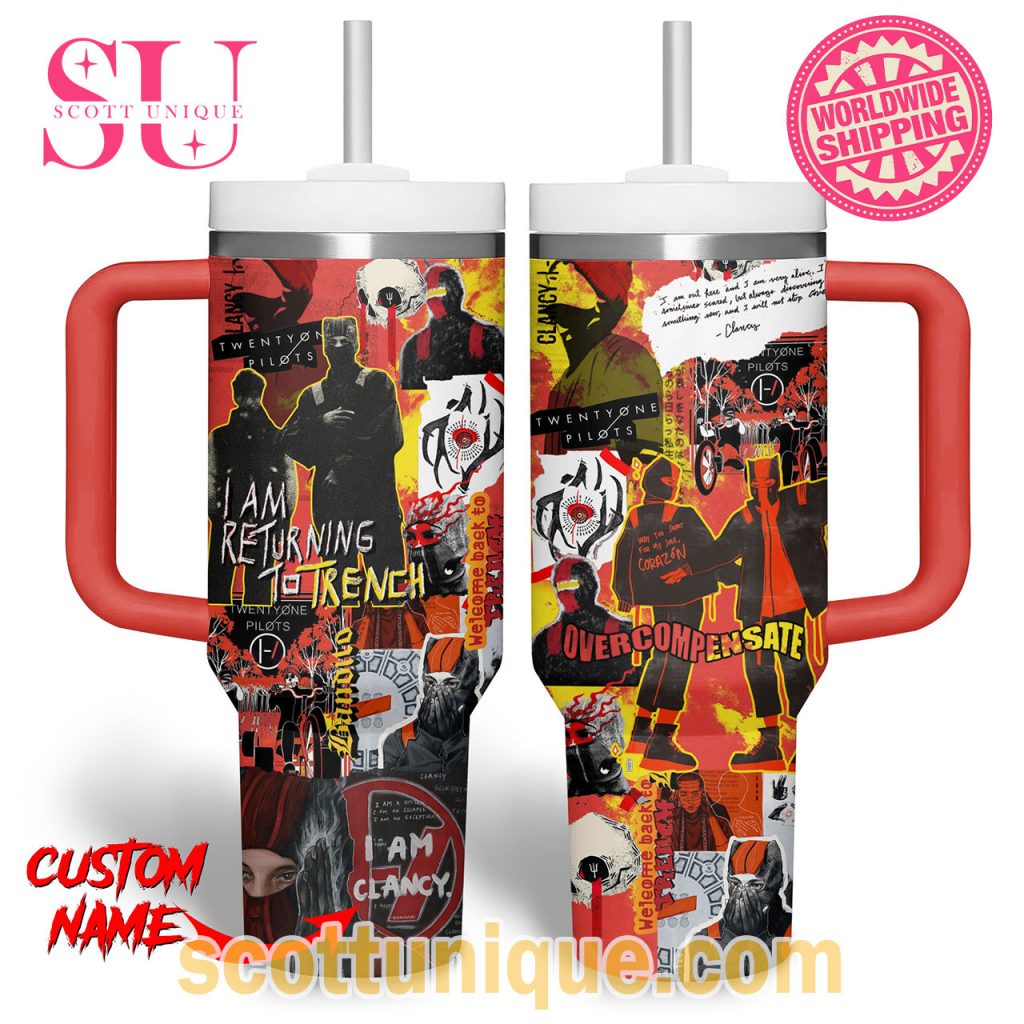 Twenty One Pilots Overcompensate Stanley Tumbler1 Twenty One Pilots Overcompensate Stanley Tumbler1