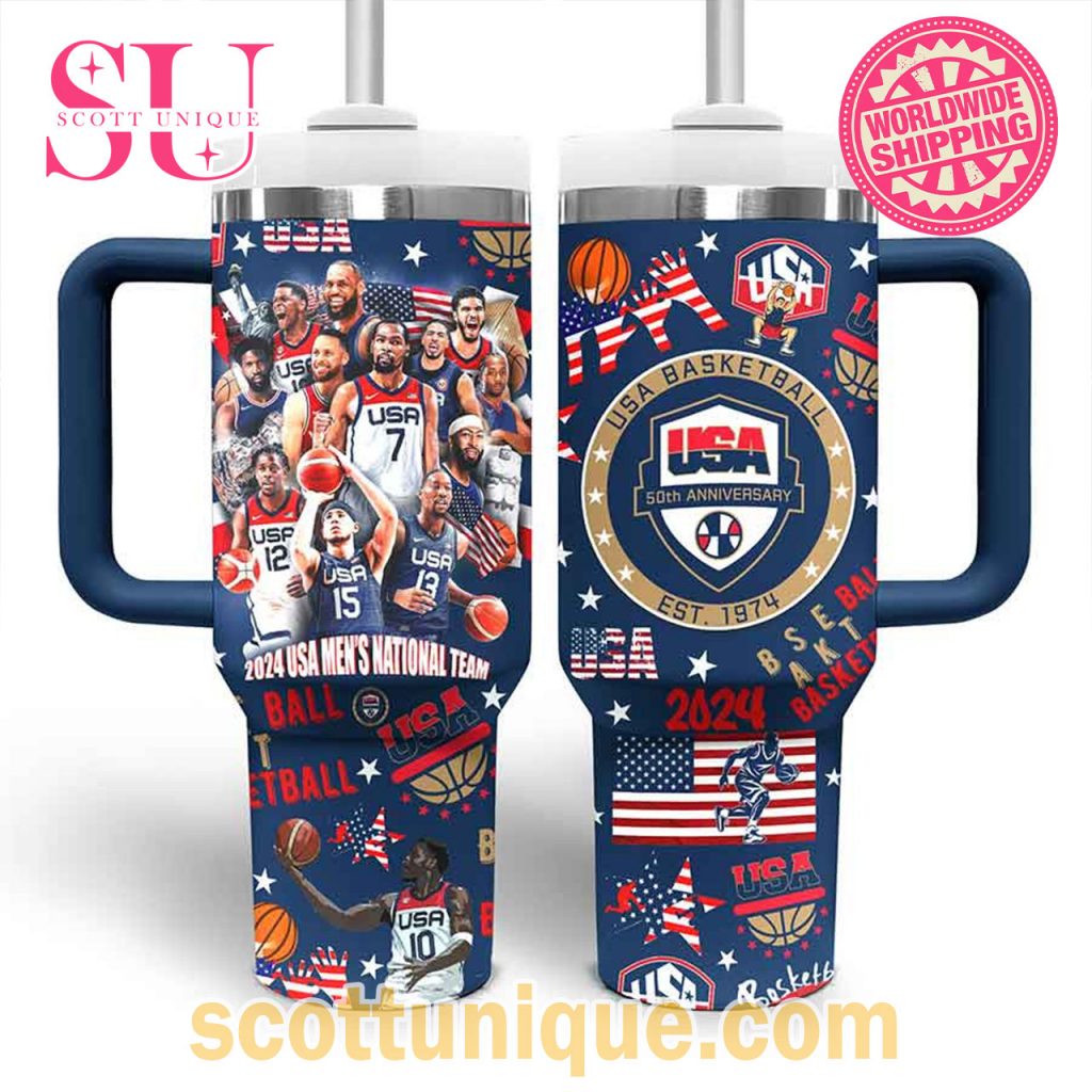 USA Men's National Team Basketball Stanley Tumbler USA Men's National Team Basketball Stanley Tumbler