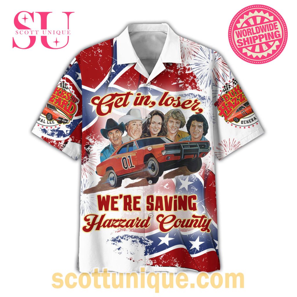 We're Saving Hazzard County Hawaiian Shirt2
