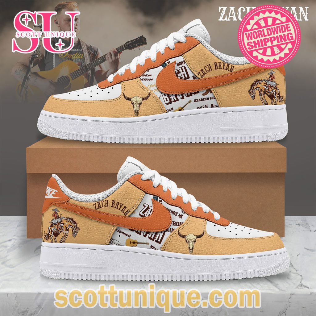 Zach Bryan Cowboy Nike Air Force 1 Shoes Zach Bryan Cowboy Nike Air Force 1 Shoes