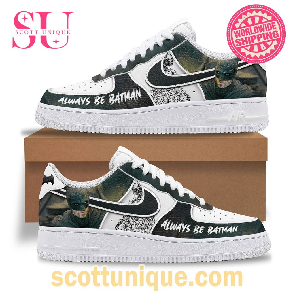 Always Be Batman Theme Air Force Shoes1 Always Be Batman Theme Air Force Shoes1