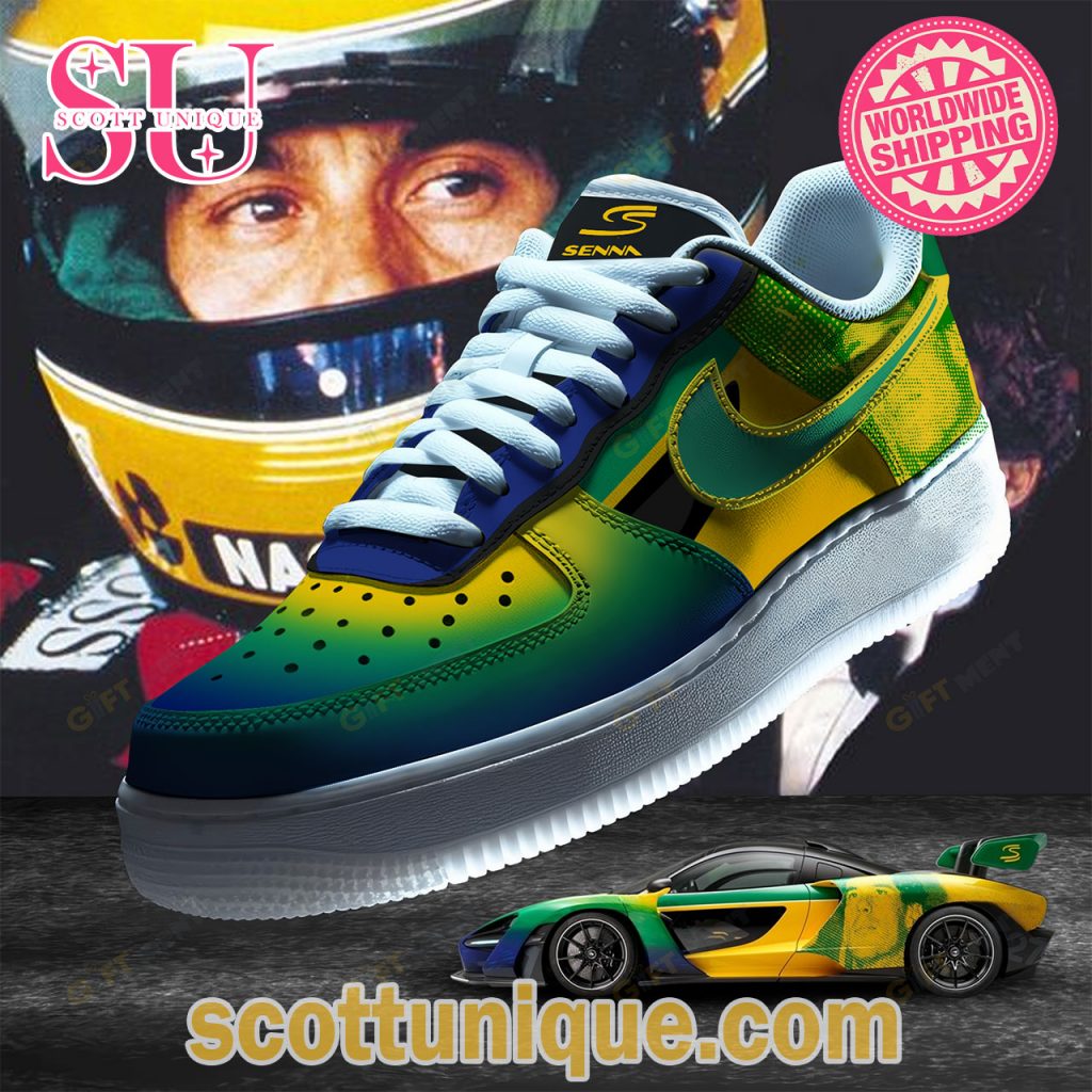 Ayrton Senna's Special McLaren Car at the Monaco Grand Prix Air Force Sneaker Ayrton Senna's Special McLaren Car at the Monaco Grand Prix Air Force Sneaker
