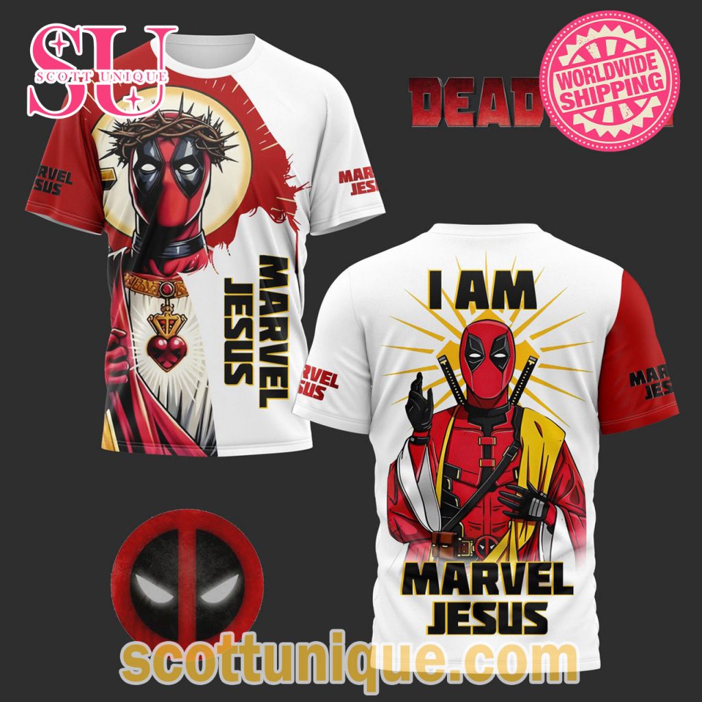 Deadpool I Am Marvel Jesus T Shirt1 Deadpool I Am Marvel Jesus T Shirt1