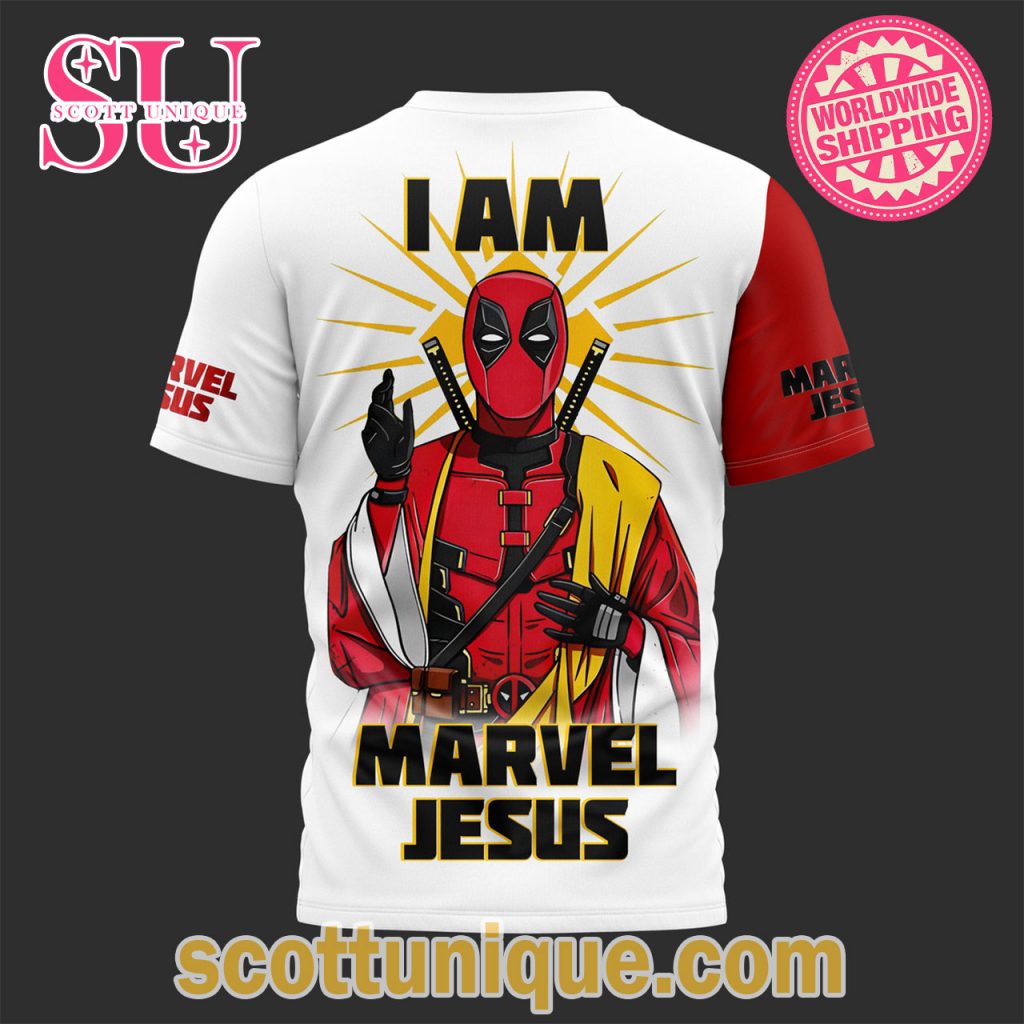 Deadpool I Am Marvel Jesus T Shirt2 Deadpool I Am Marvel Jesus T Shirt2