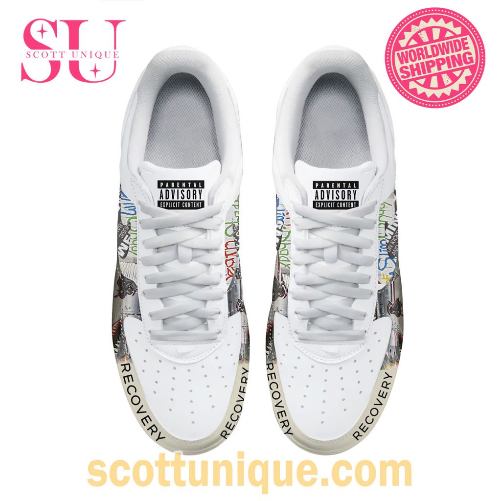Eminem Recovery Album Slim Shady Air Force Shoes1 Eminem Recovery Album Slim Shady Air Force Shoes1