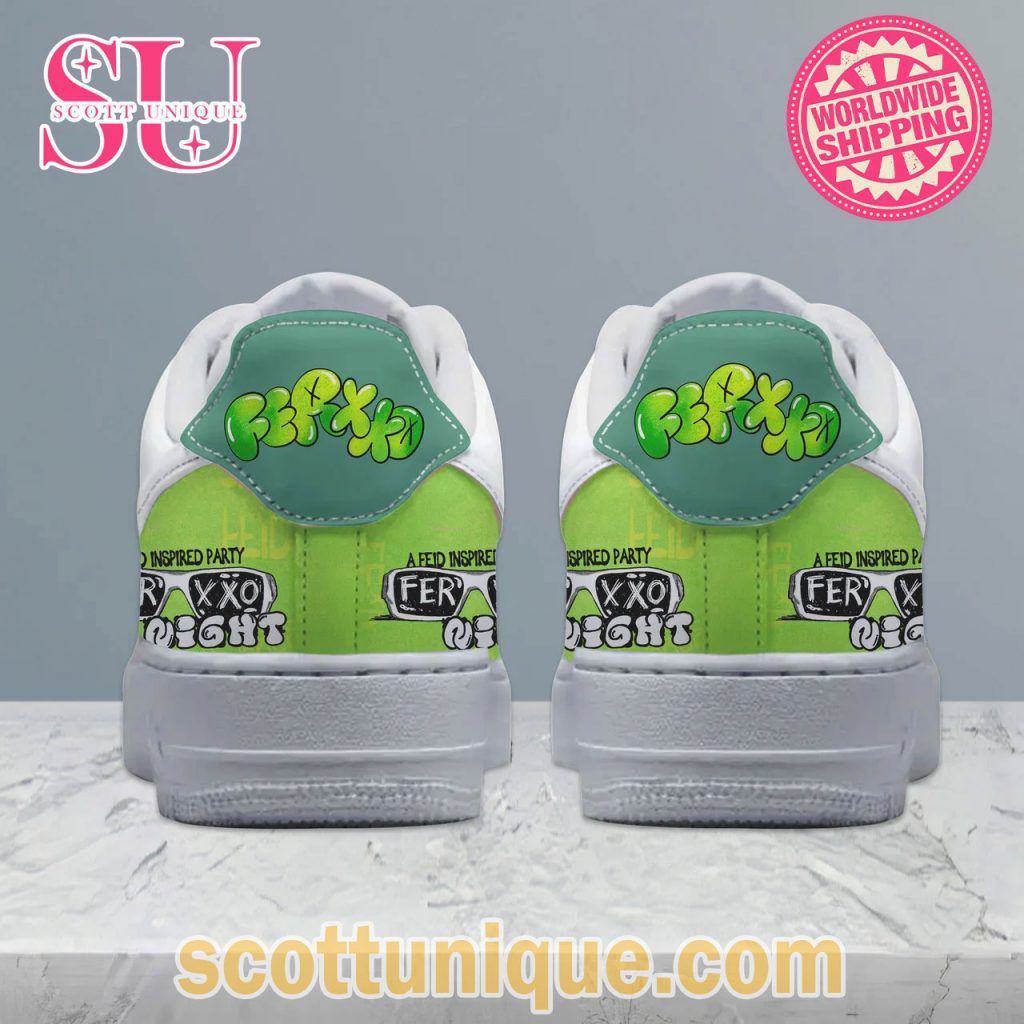 Feid’s FERXXO Night Limited Air Force Shoes1