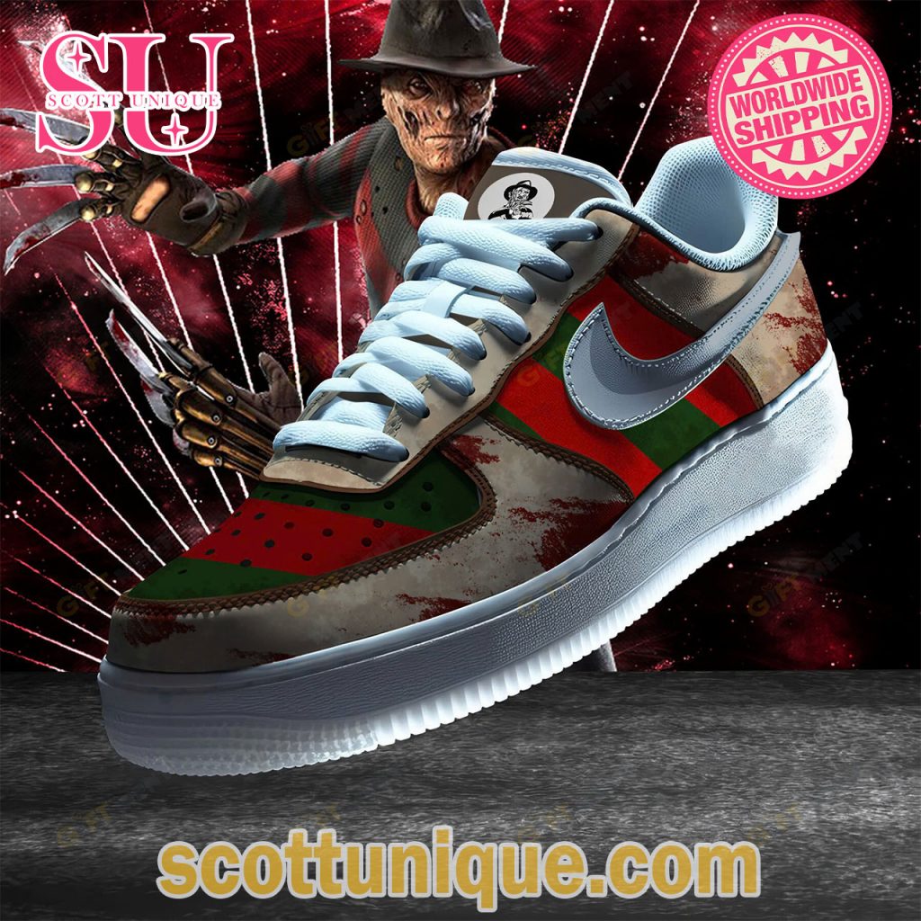 Freddy Krueger Horror Movie Premium Air Force Shoes