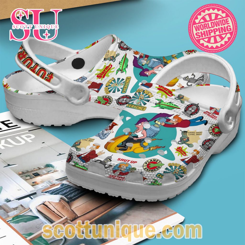 Futurama Sitcom Movie Premium Crocs Shoes2