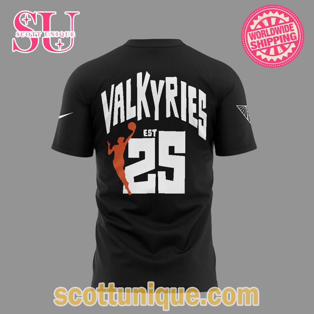 Golden State Valkyries WNBA Basketball Black T Shirt2 Golden State Valkyries WNBA Basketball Black T Shirt2