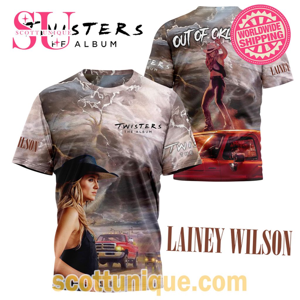 Lainey Wilson Twisters The Album Out Of Oklahoma T Shirt1 Lainey Wilson Twisters The Album Out Of Oklahoma T Shirt1