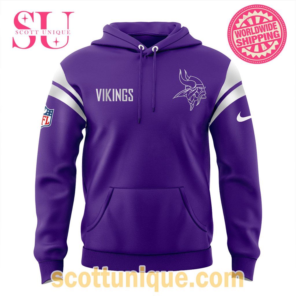 Minnesota Vikings NFL Purple Hoodie Minnesota Vikings NFL Purple Hoodie