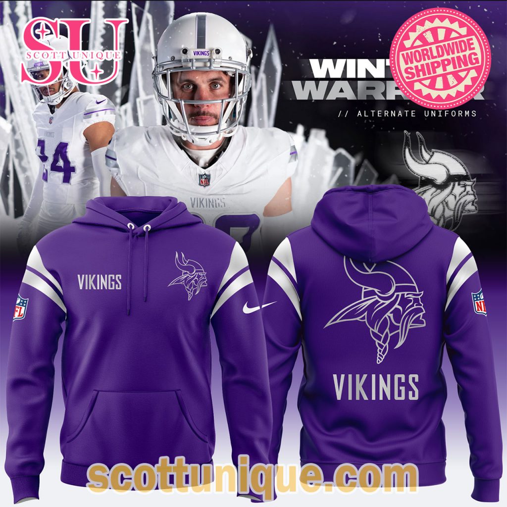Minnesota Vikings NFL Purple Hoodie1 Minnesota Vikings NFL Purple Hoodie1