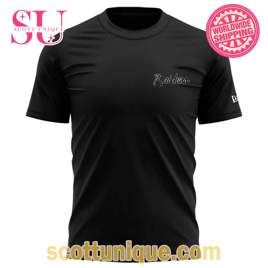 New Era Las Vegas Raiders 65th Season 2024 Black T Shirt2 New Era Las Vegas Raiders 65th Season 2024 Black T Shirt2