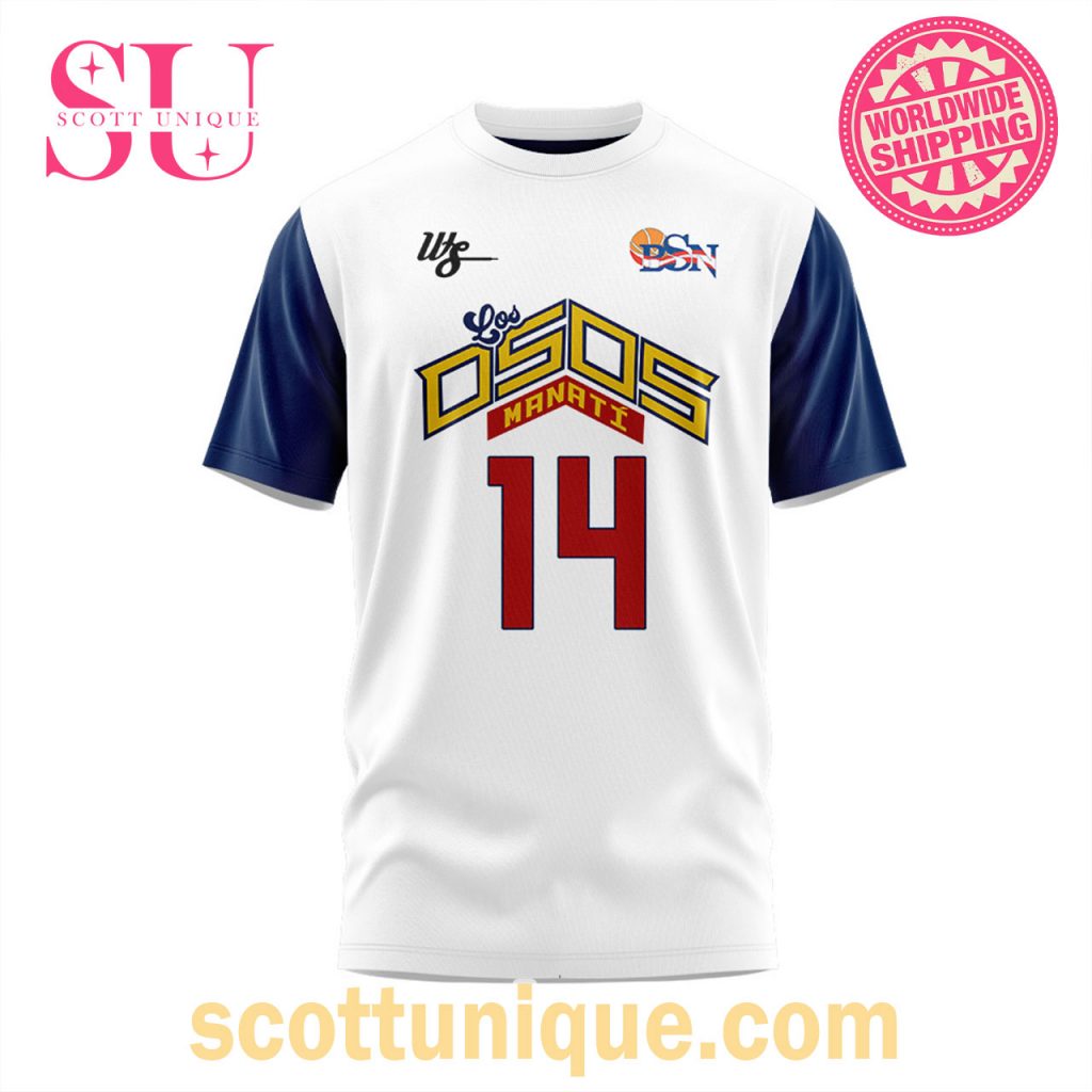 New Osos de Manatí Champions 2024 White T Shirt New Osos de Manatí Champions 2024 White T Shirt