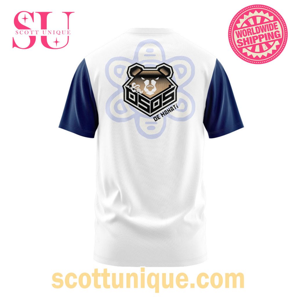 New Osos de Manatí Champions 2024 White T Shirt2 New Osos de Manatí Champions 2024 White T Shirt2