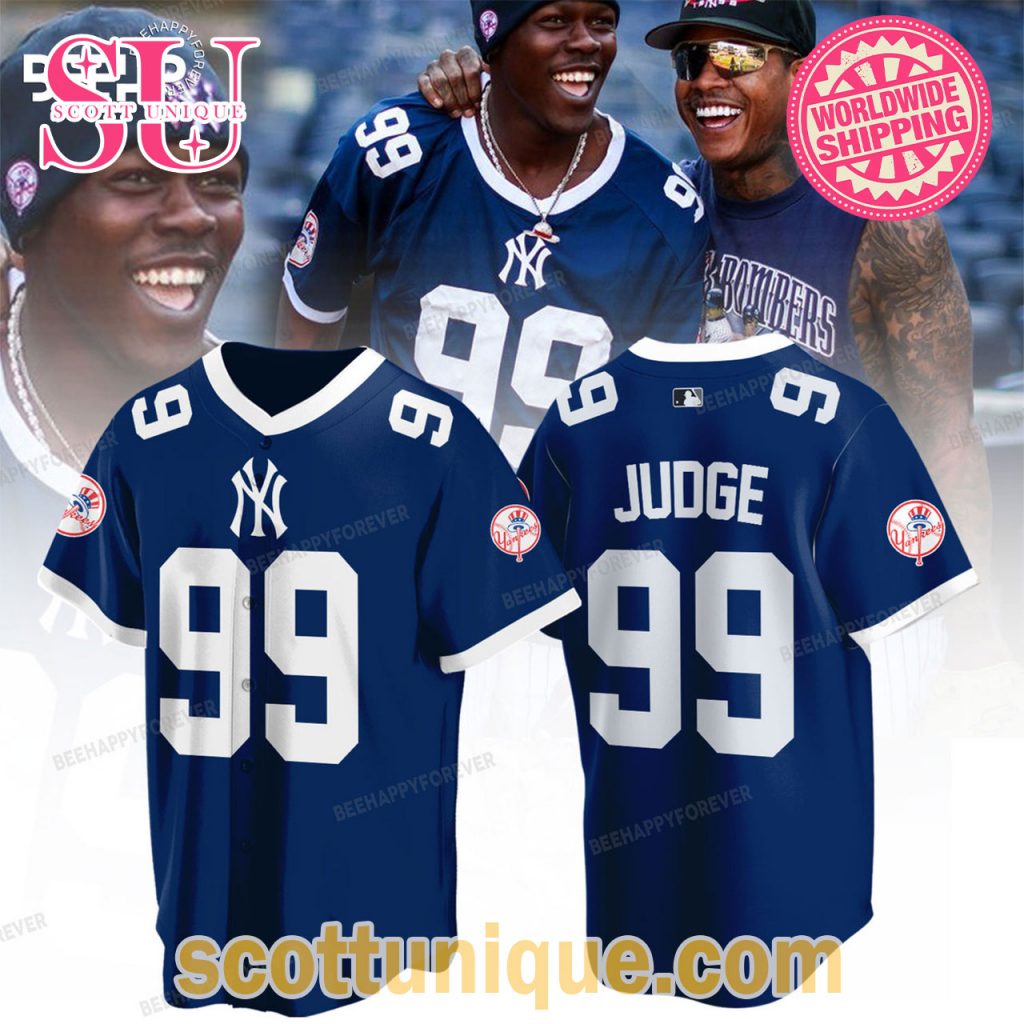 New York Yankees Navy Baseball Jersey