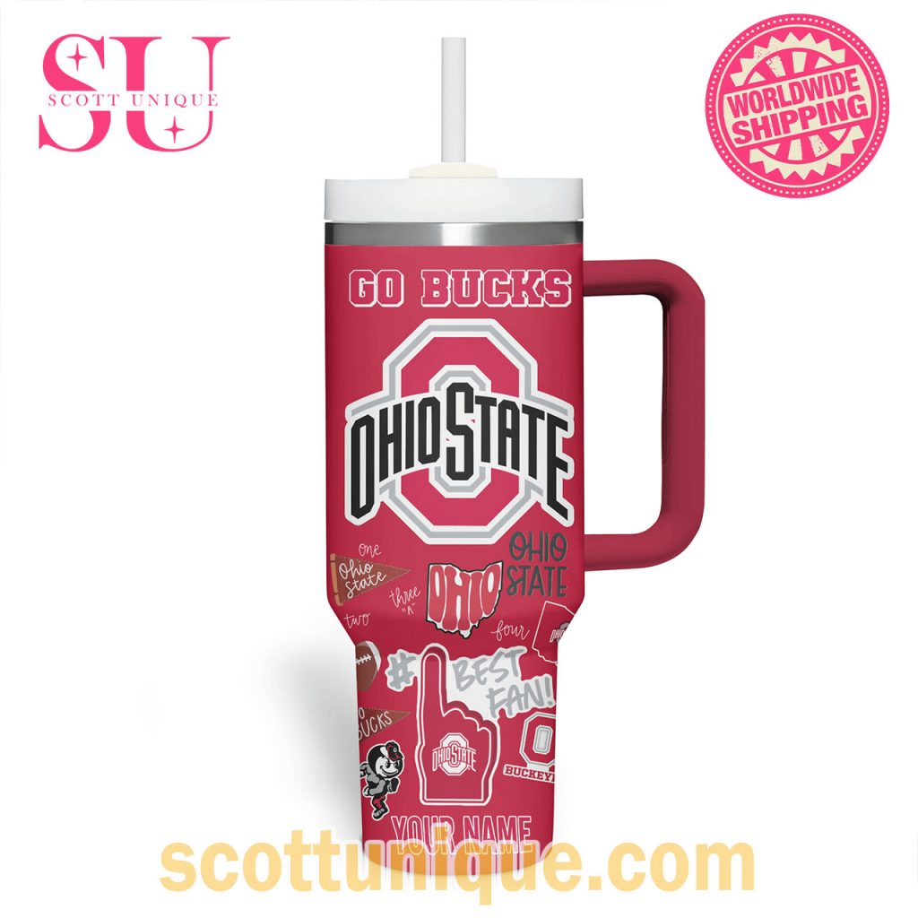 Ohio State Go Bucks Buckeyes Stanley Tumbler1 Ohio State Go Bucks Buckeyes Stanley Tumbler1
