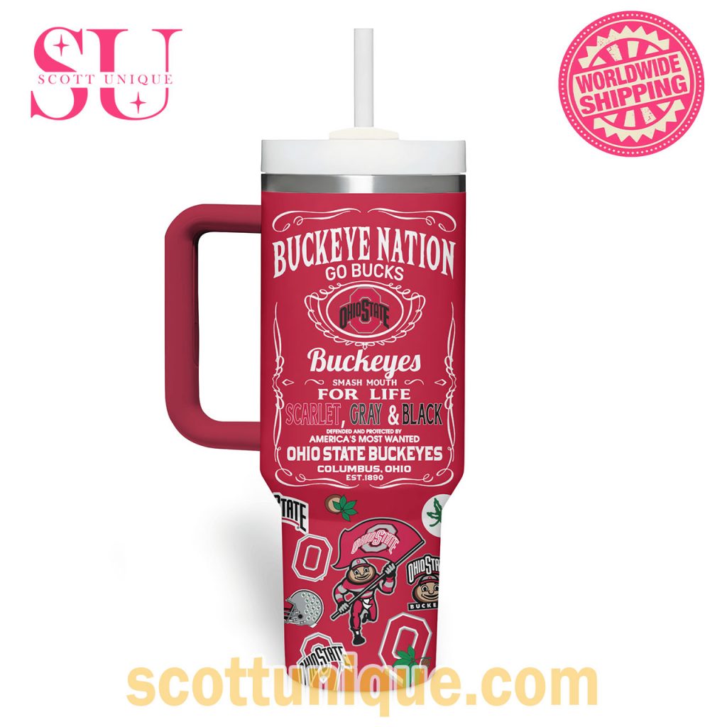 Ohio State Go Bucks Buckeyes Stanley Tumbler2 Ohio State Go Bucks Buckeyes Stanley Tumbler2