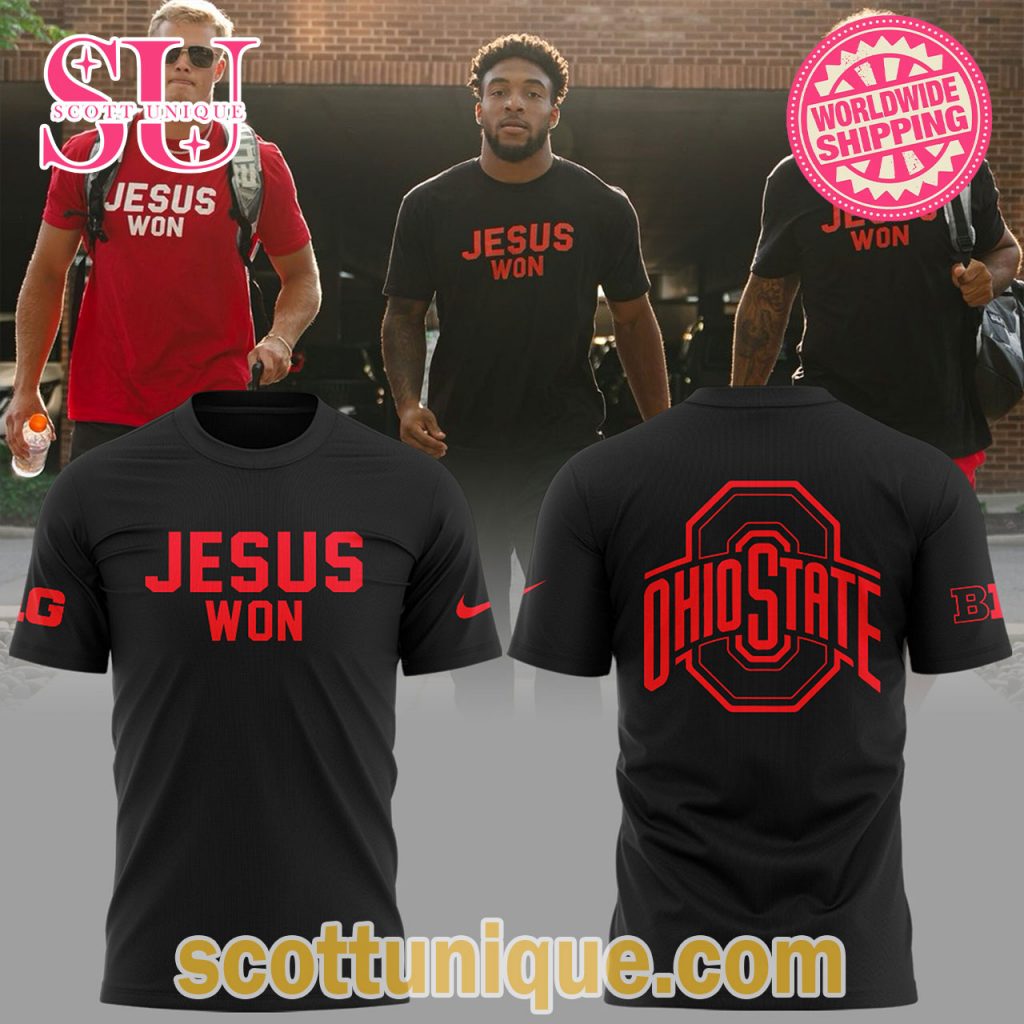 Ohio State Jesus Won Black Limited Edition T Shirt1 Ohio State Jesus Won Black Limited Edition T Shirt1