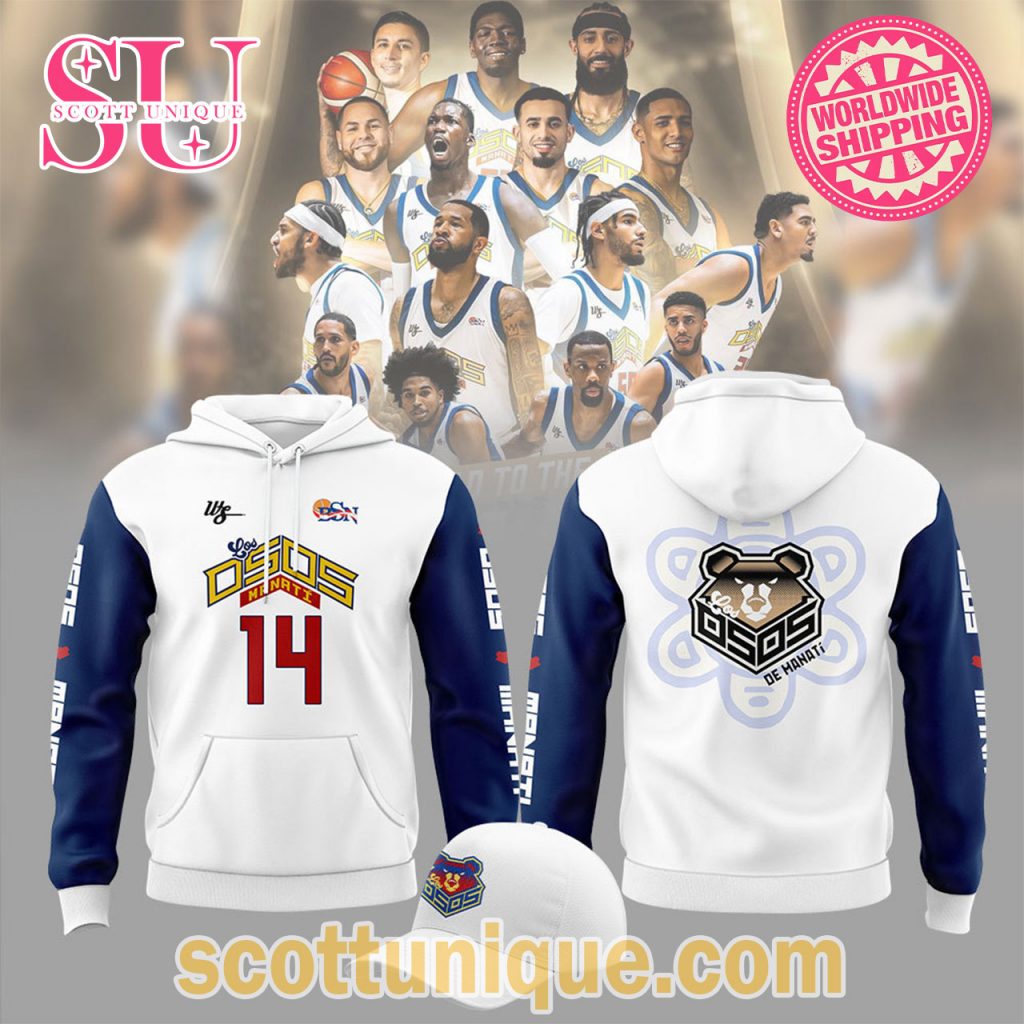 Osos de Manatí BSN Custom Basketball 2024 Hoodie1 Osos de Manatí BSN Custom Basketball 2024 Hoodie1