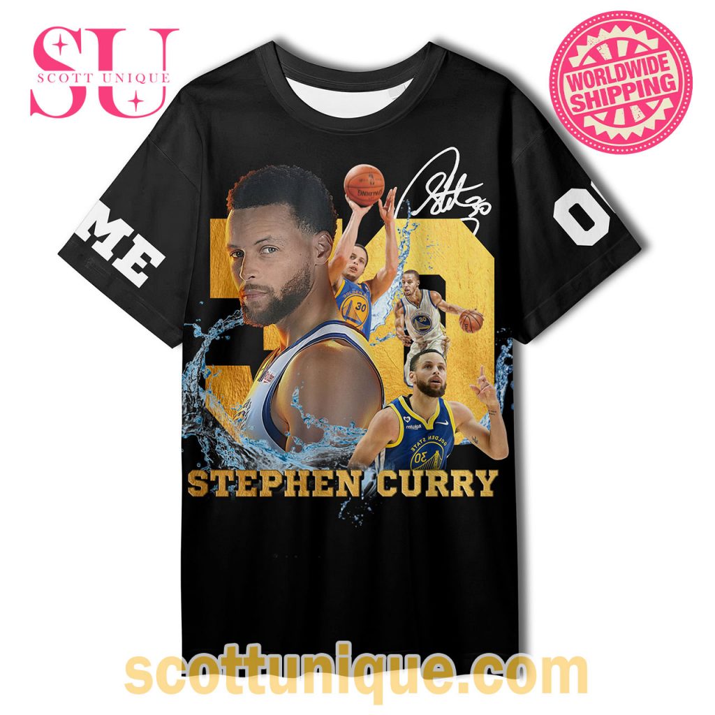 Stephen Curry Signature Basketball T Shirt4 Stephen Curry Signature Basketball T Shirt4