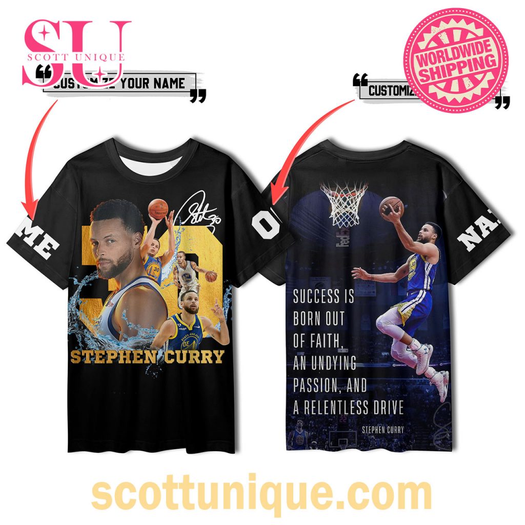 Stephen Curry Signature Basketball T Shirt5 Stephen Curry Signature Basketball T Shirt5
