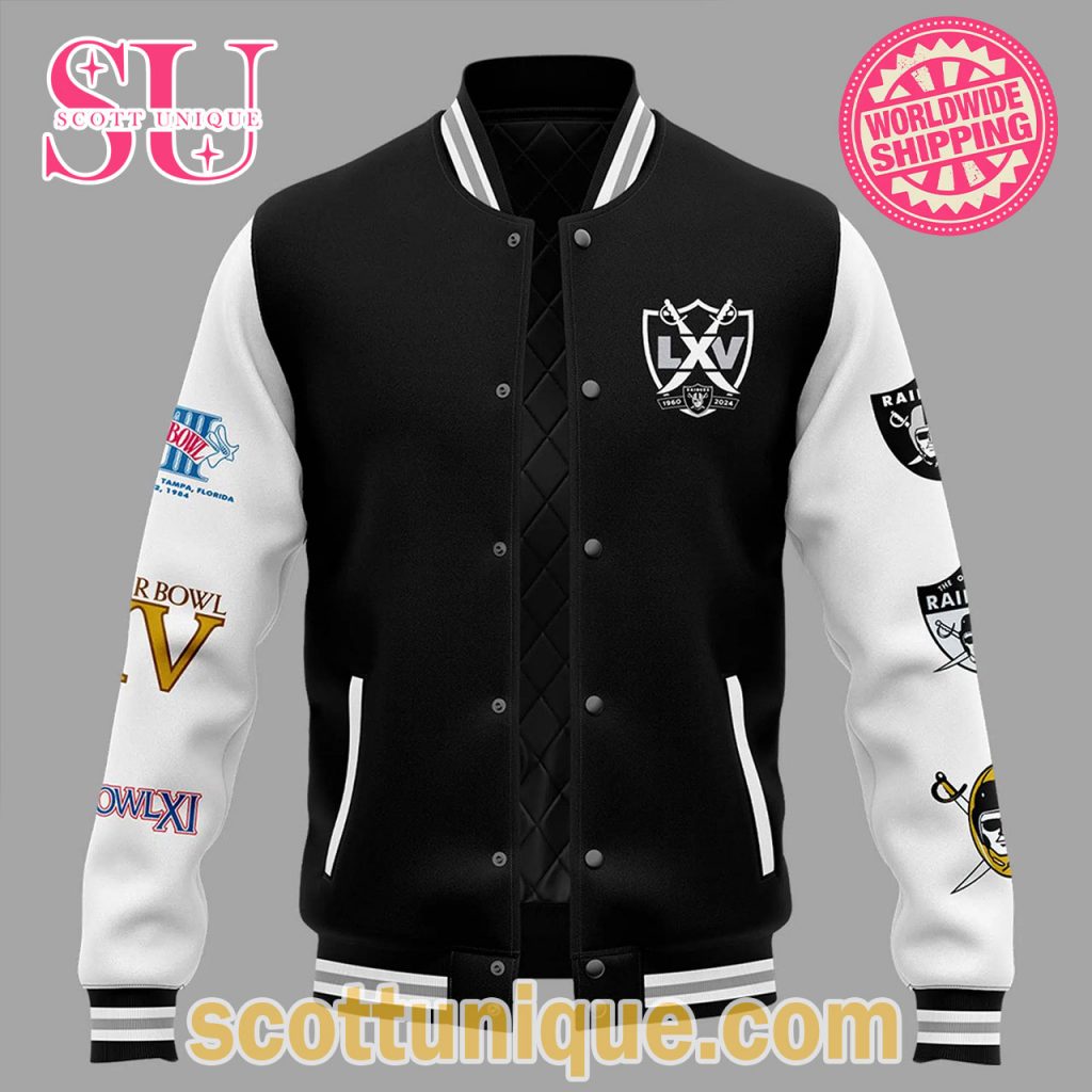 Super Bowl 3X Champions Raiders Jacket Super Bowl 3X Champions Raiders Jacket