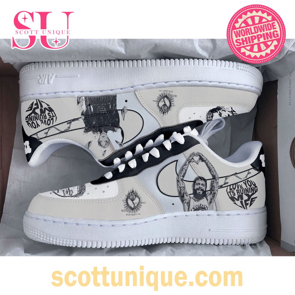 Taylor Swift x Post Malone Collab Song Air Force 1 Shoes Taylor Swift x Post Malone Collab Song Air Force 1 Shoes