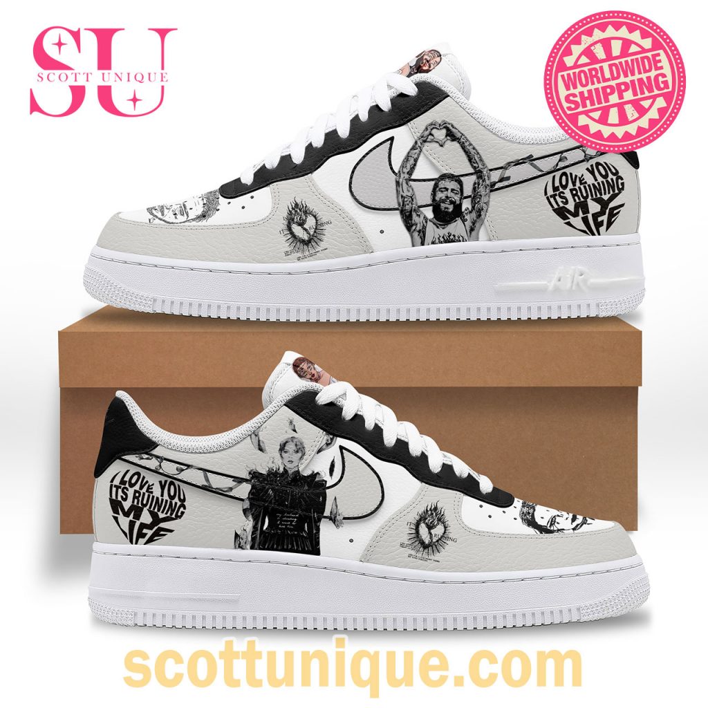 Taylor Swift x Post Malone Collab Song Air Force 1 Shoes1 Taylor Swift x Post Malone Collab Song Air Force 1 Shoes1